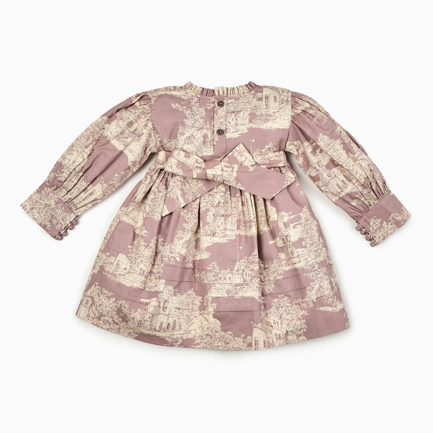 Vintage French Castle Toile Dress & Shirt,3M to 7T.