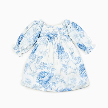 The Vintage Bloom Toile Dress,6M to 8T