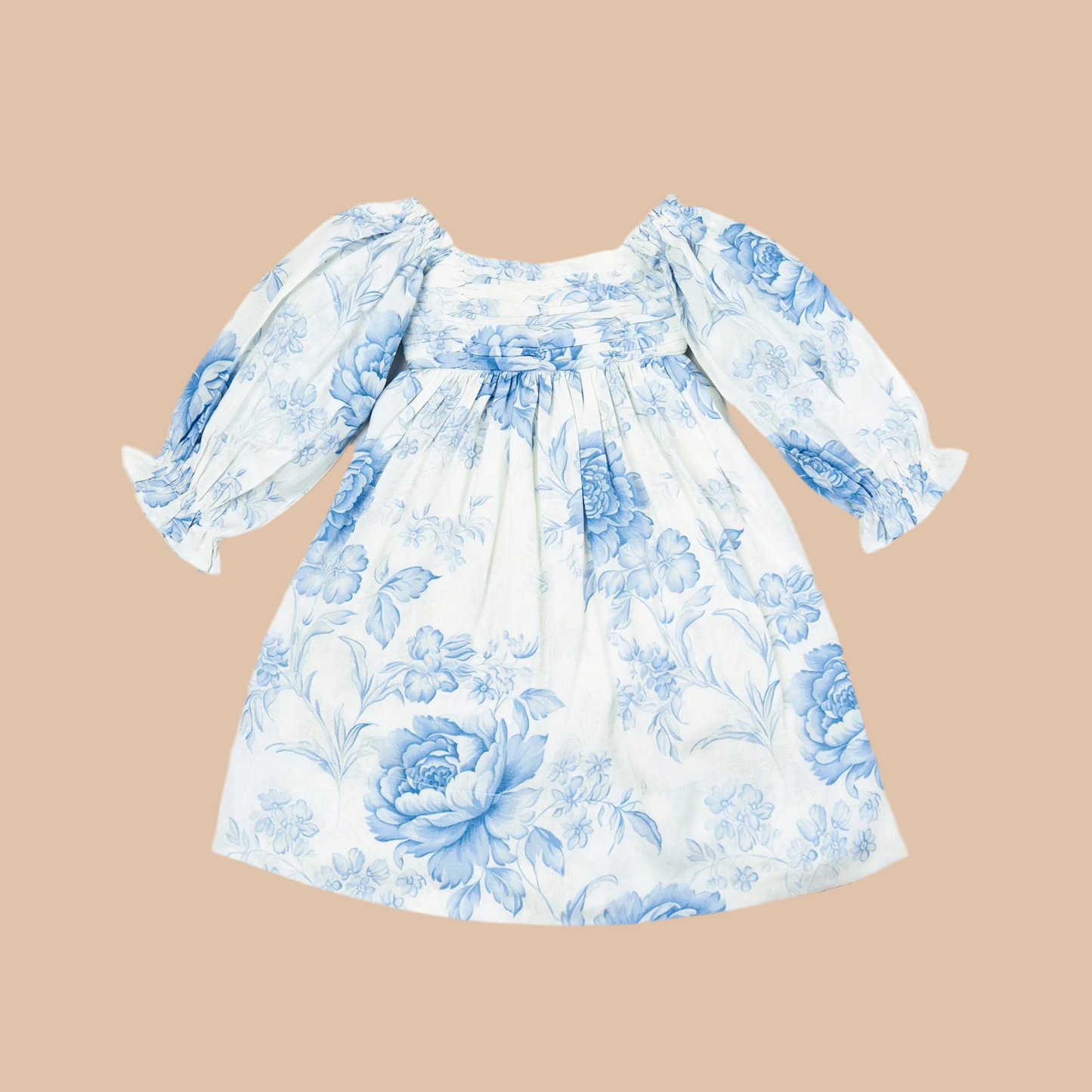 The Vintage Bloom Toile Dress,6M to 8T