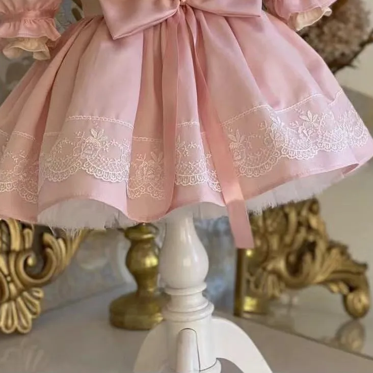 Elegance in Pink:The Royal Princess Dress,6M to 10T.