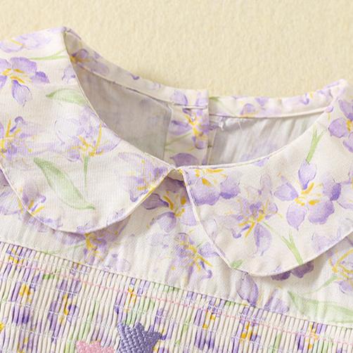 Floral Garden Embroidered Dress,12M to 5T