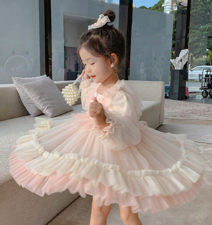 Pink ruffle cheap tutu skirt