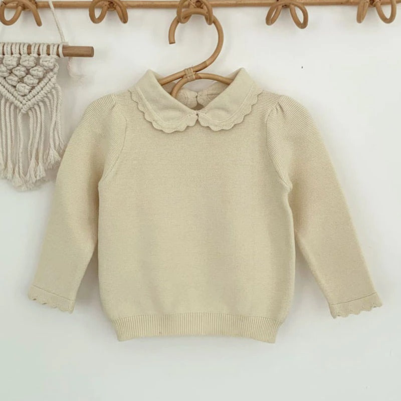 Peter pan collar outlet sweater